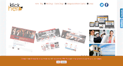 Desktop Screenshot of klickhere.com